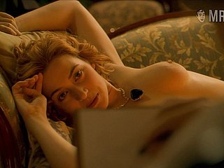Het fascineren en in het oog springende actrice Kate Winslet in sommige periphery scenes