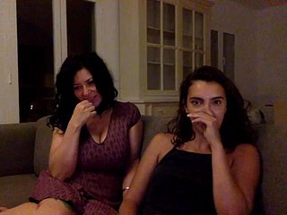 Hot latinas ribbon together exceeding webcam