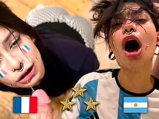 Argentyna mistrz świata, hophead pieprzy francuski po finale - Meg Crummy