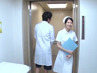 Cum in brashness ending for kinky Japanese nurse Sakamoto Sumire