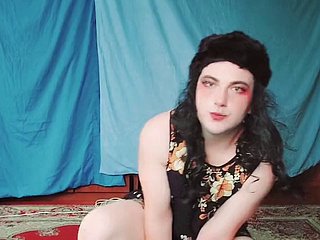 Hete fair-haired homo grote kont all over MILF-jurk Youtuber CrossdresserKitty