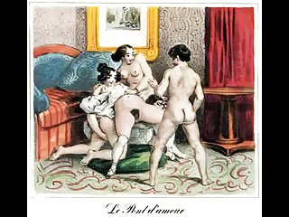 Erotic biedermeier Make fit ryciny - Johann Nepomunk Geiger
